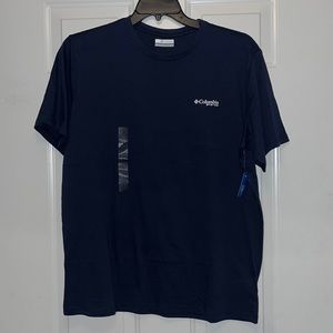 Columbia Men’s Performance Fishing Gear Graphic T shirt Navy